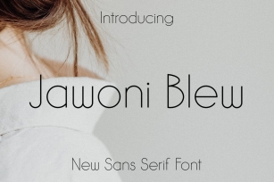 Jawoni Blew Font Font Download