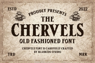 Chervels an Old Fashioned Font Font Download