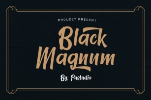 Black Magnum Font Download