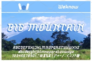 Big Mountain font Font Download