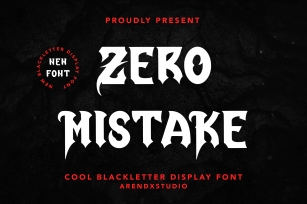 Zero Mistake Font Download