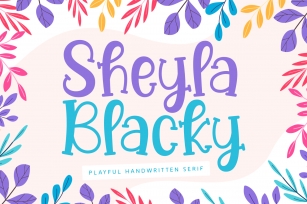 Sheyla Blacky Font Download