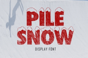 Pile Snow Font Download