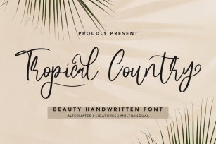 Tropical Country Font Download