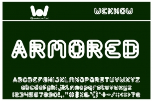 Armored Font Download