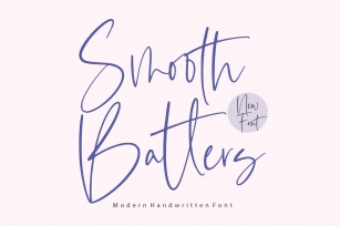 Smooth Batters Font Download