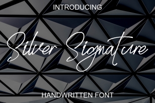 Silver Font Download