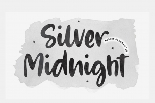 Silver Midnight Font Download