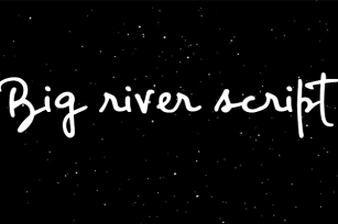 Big River Font Download