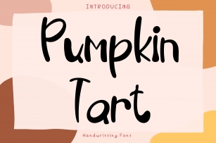 Pumpkin Tart Font Download