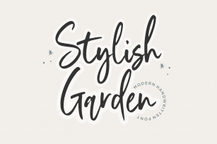 Stylist Garden Font Download