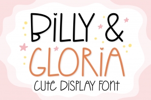 Billy and Gloria Font Download