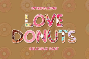 Love Donuts Font Download