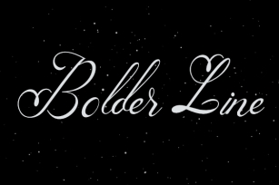 Bolder Line Font Download