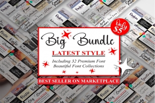 Special! Big Bundle Latest Style Premium Font Download