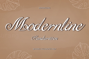 Modernline Handwritten Font Download