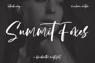 Summit Foxes Script Font Download