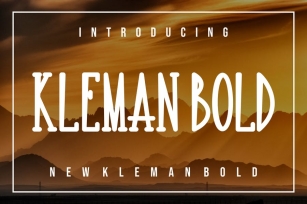 KlemanBold Font Font Download