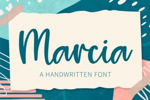 Marcia - A handwritten script font Font Download