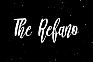 The Refano Font Download