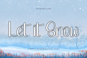 Let It Snow Font Download