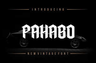 Pahabo Font Font Download
