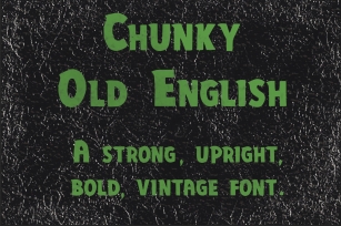 Chunky old English font Font Download