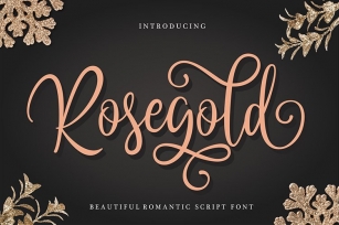 Rosegold Font Download