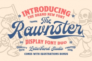 The Rawnster Duo Font Download