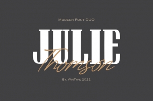 Julie Thomson Font Download