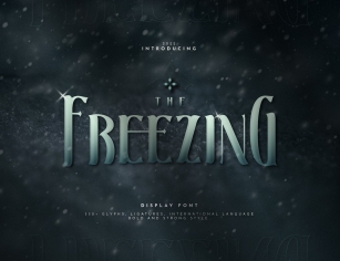 The Freezing Display Font Download