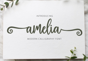 Amelia Font Download