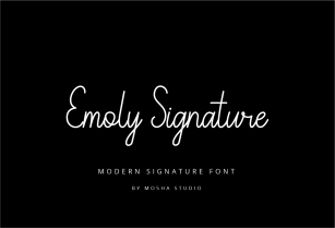 Emoly Signature Font Download