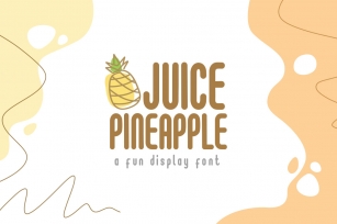 Juice Pineapple Font Download
