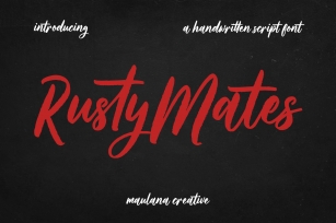 Rusty Mates Font Download