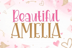 Beautiful Amelia Font Download