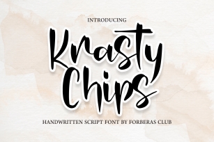 Krasty Chips Font Download