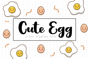 Cute Egg Font Download
