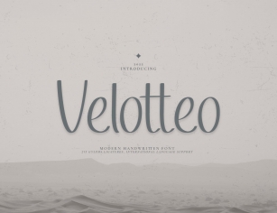 Velotteo Script Handwritten Font Download