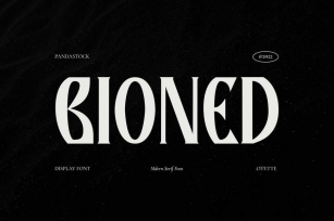 Bioned - Modern Display Fonts Font Download