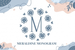 Meraldine Monogram Font Download
