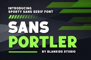 Sans Portler Sporty Sans Serif Font Download