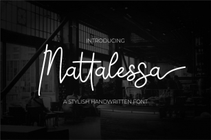 Mattalessa Signature Business Font Download