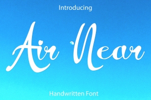 Air Near Font Download