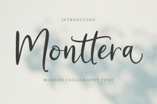 Monttera Font Download