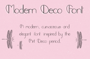 Modern Deco font Font Download
