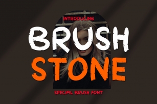 Brush Stone Font Download