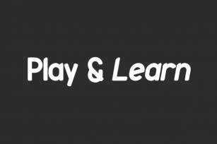 Play  Learn Font Download