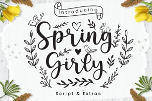 Spring Girly Font Download