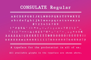 Consulate Font Download